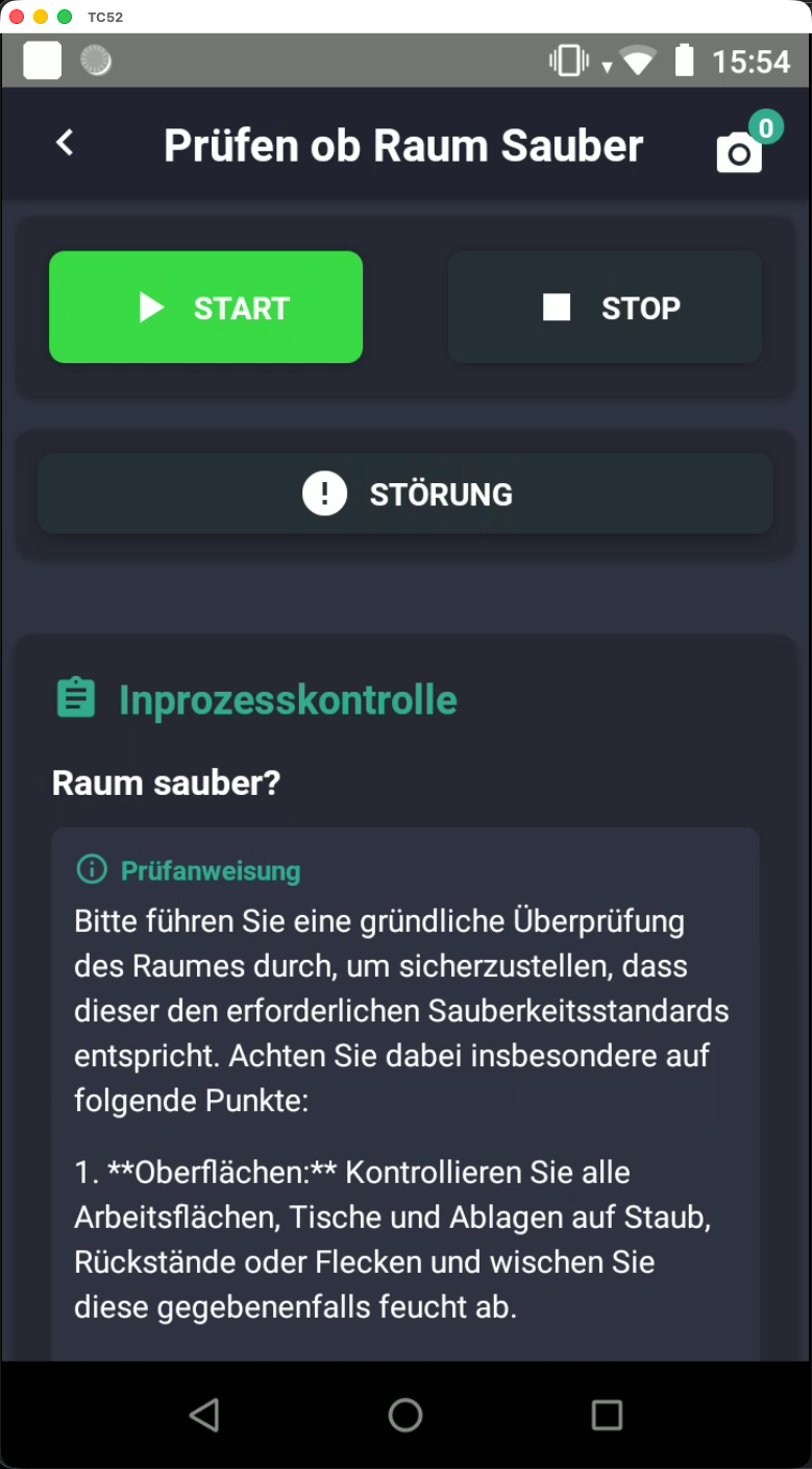 IPC Schritt ausführen