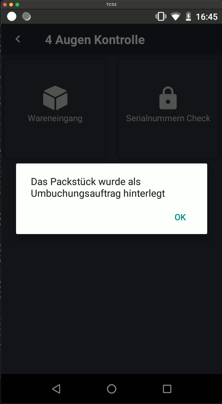 Bestätigung