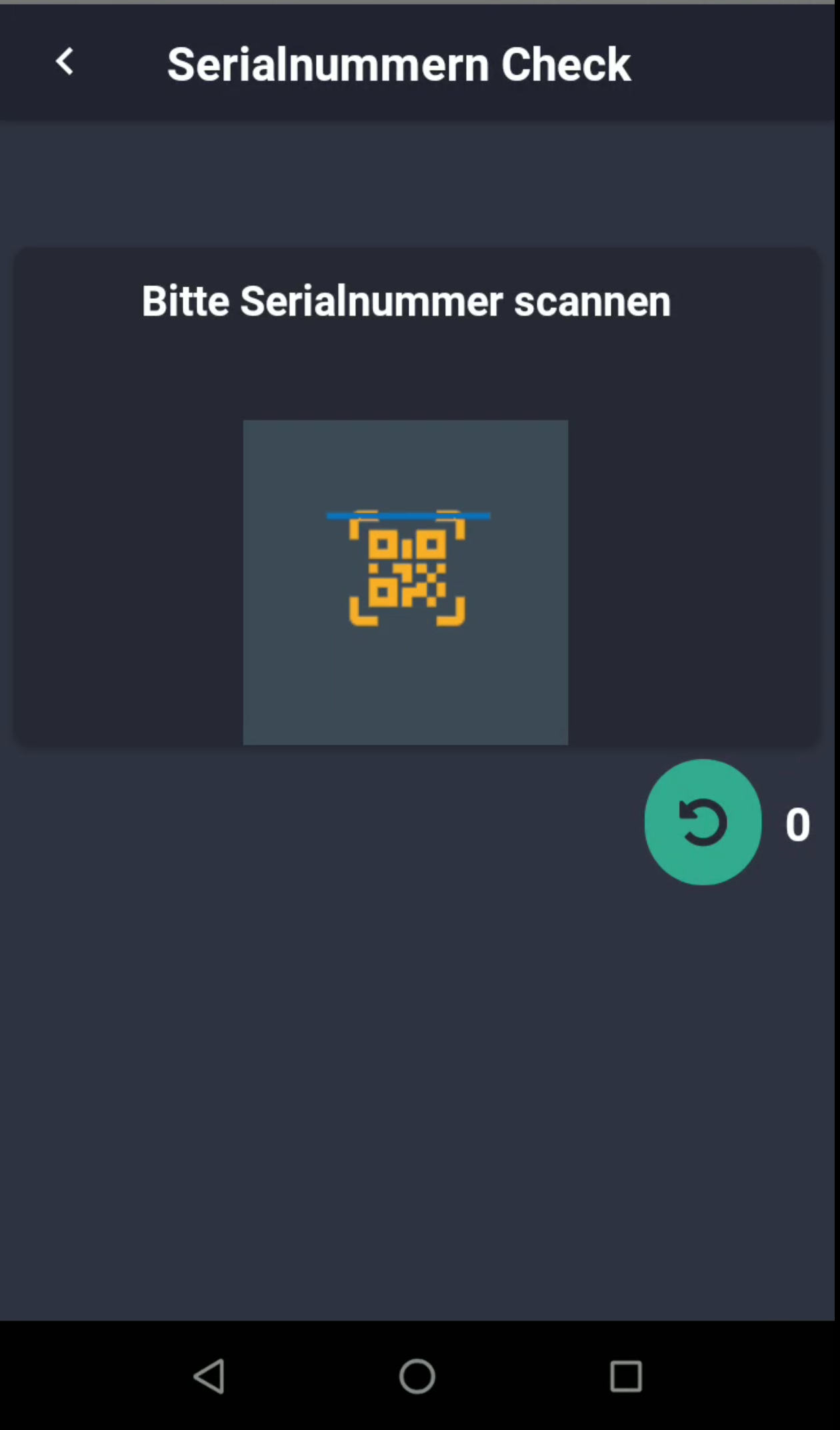 Serialnummer Scannen